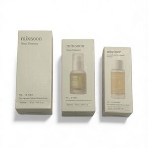 Mixsoon Bean Essence Skincare Trio - New/unopened unused